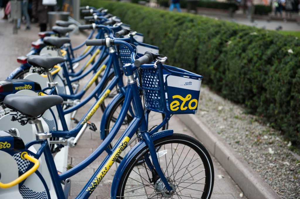 Photo of a Wavelo bike in Krakow